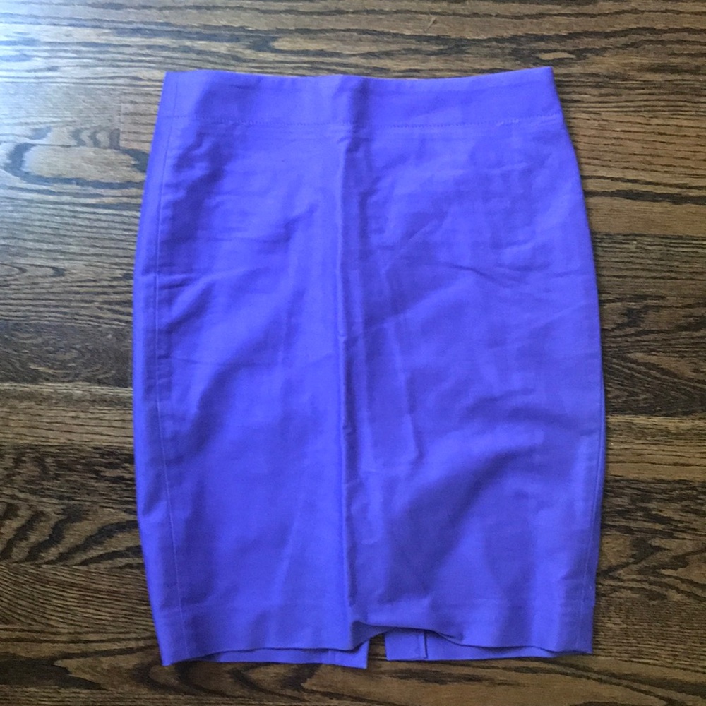 Purple J.Crew Pencil Skirt